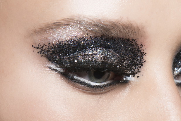 Brokatowe smokey eye