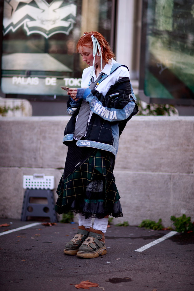 Paris fashion week: street fashion