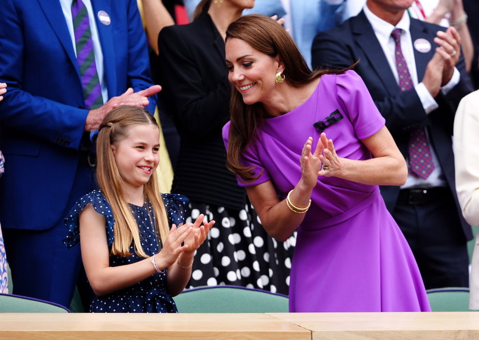 Księżniczka Charlotte i księżna Kate na Wimbledonie 2024