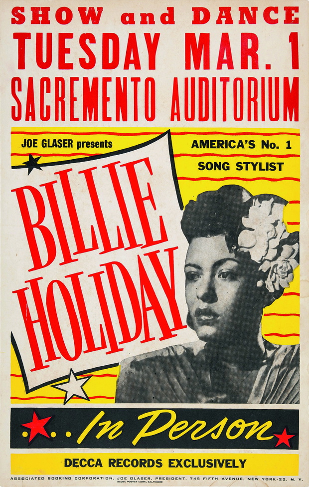 Poster For Billie Holiday Live