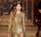 body shimmer gold glam