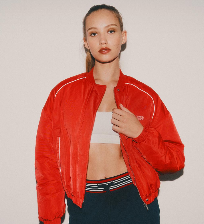 Bomber scarlet red Diverse
