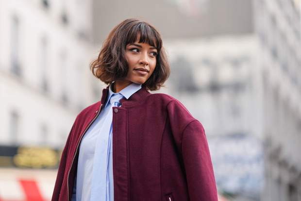 Street Style - Paris Fashion Week - Womenswear Fall/Winter 2024/2025 - Day Three