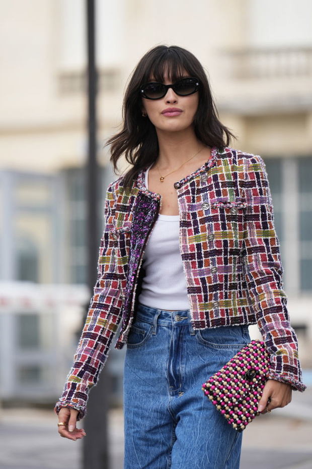 Street Style - Paris Fashion Week - Womenswear Spring/Summer 2024 - Day Nine