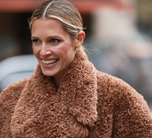 Fluffy jacket z H&M na zimę, płaszcz