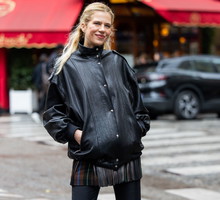 Street Style - Paris Fashion Week - Womenswear Fall/Winter 2025/2026 - Day Eight