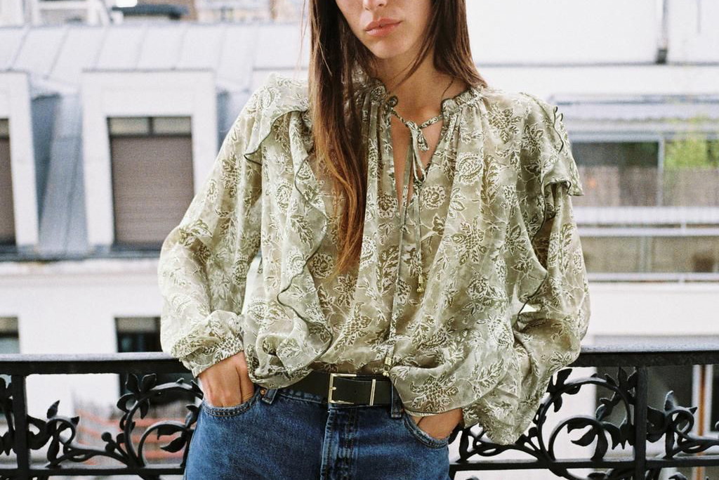 Zara bluzki boho
