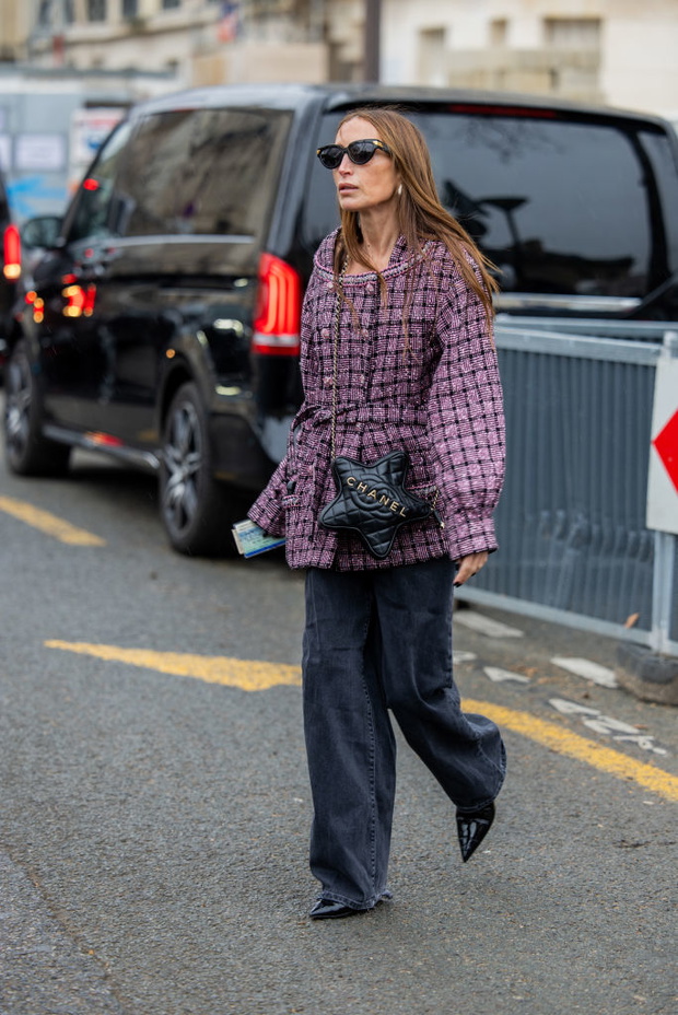 Street Style - szare jeansy