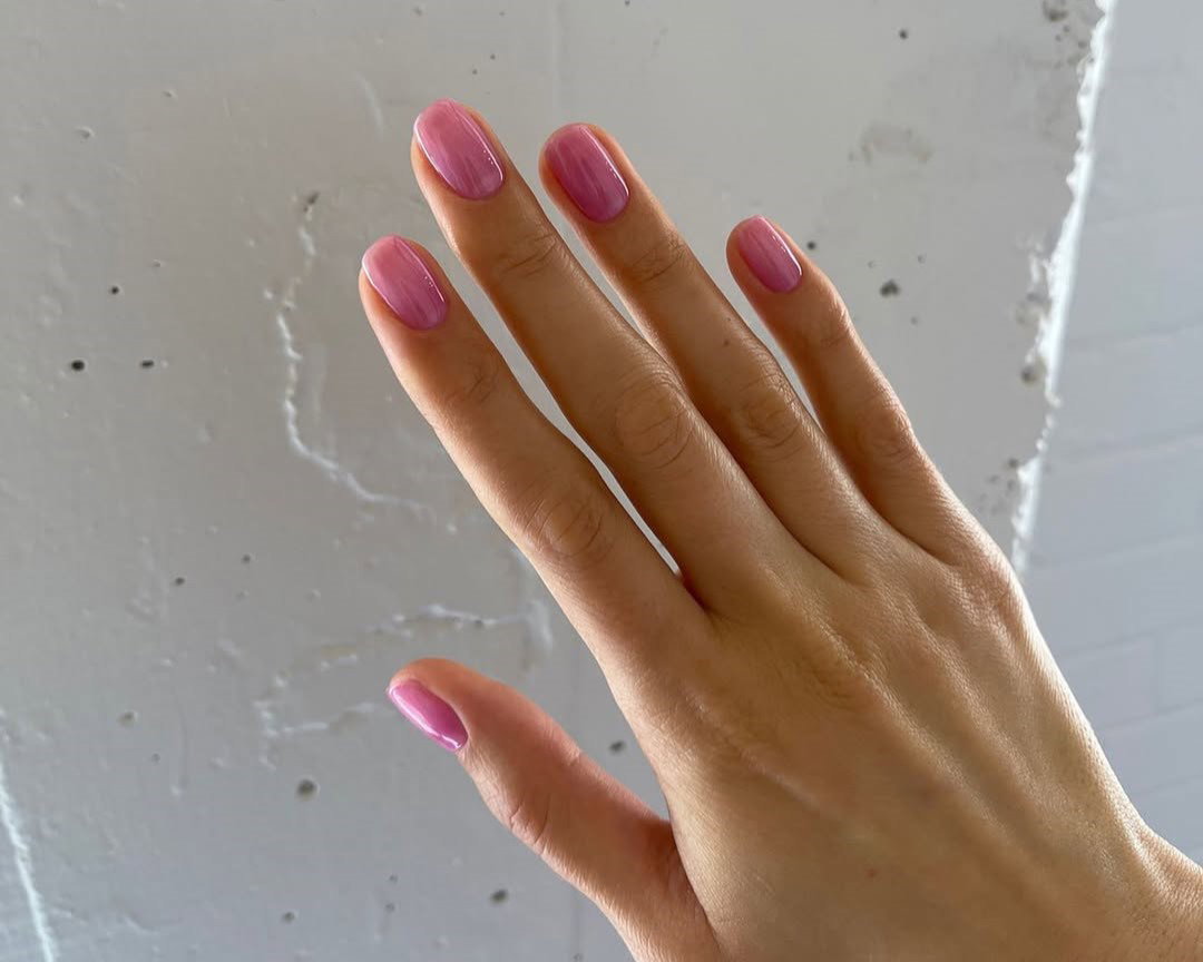 lip oil nails
