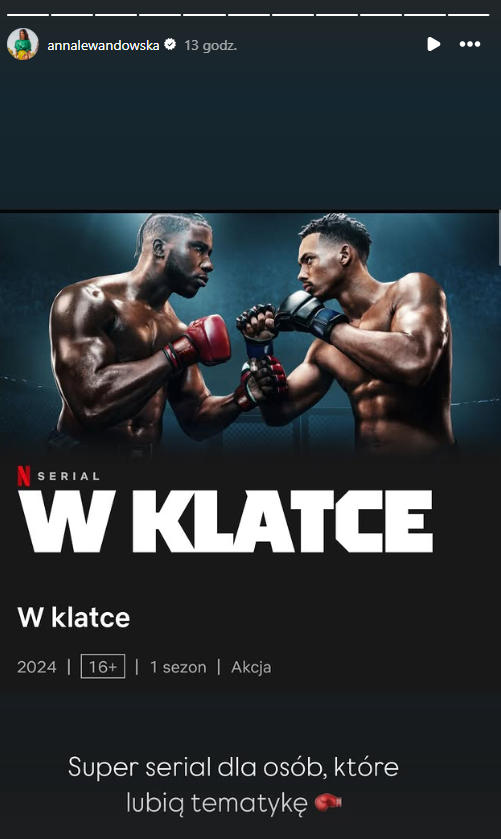 Ania Lewandowska poleca hit Netflixa