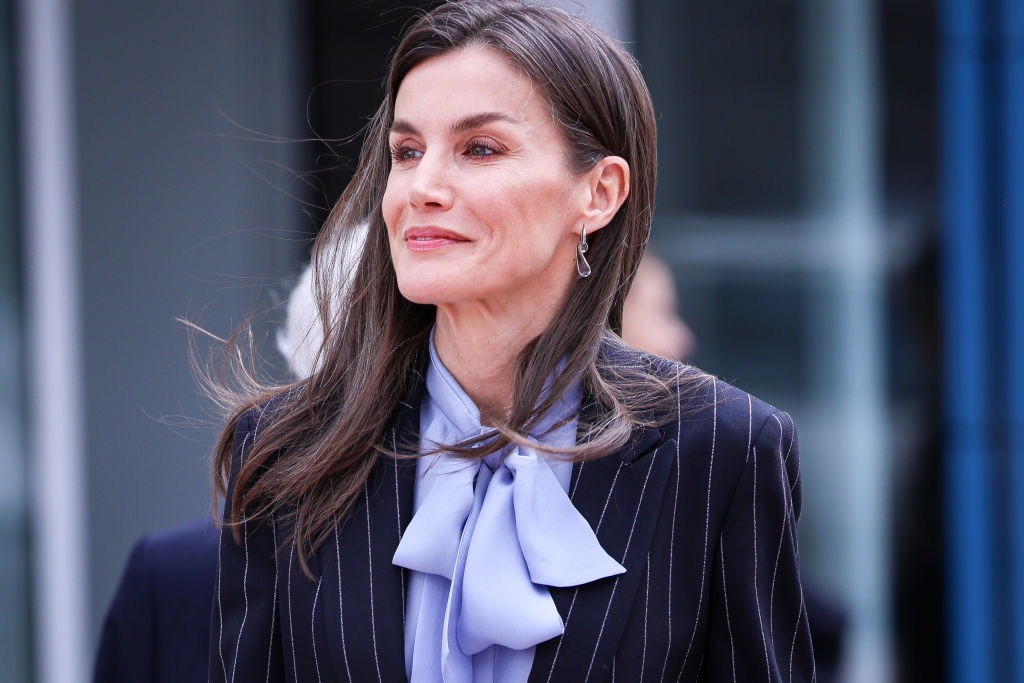Queen Letizia Attends A Meeting At UNICEF Headquarters In Madrid