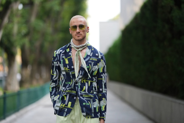 Street Style - Day 2 - Milan Fashion Week - Menswear Spring/Summer 2024