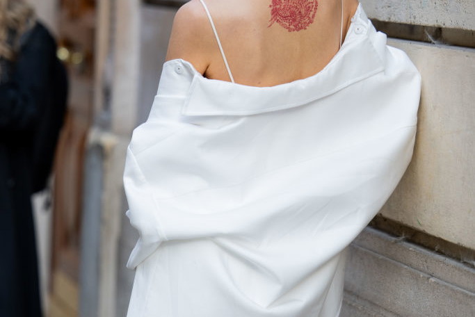 Street Style - Paris Fashion Week - Womenswear Fall/Winter 2024/2025 - Day Seven