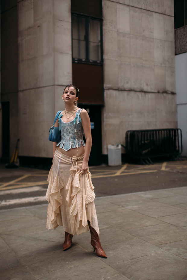 Jak noszą się teraz brytyjskie it-girls? Ponad 100 najlepszych stylizacji street style prosto z ulic Londynu LFW jesień-zima 2023/2024