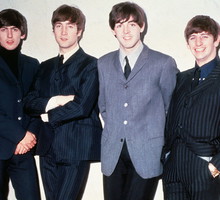 The Beatles Posing Together