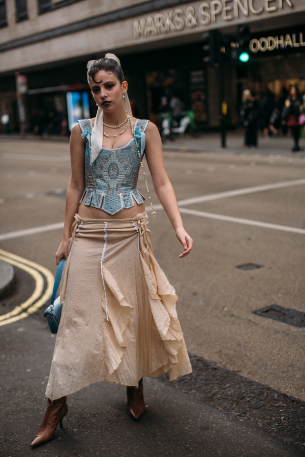 Jak noszą się teraz brytyjskie it-girls? Ponad 100 najlepszych stylizacji street style prosto z ulic Londynu LFW jesień-zima 2023/2024