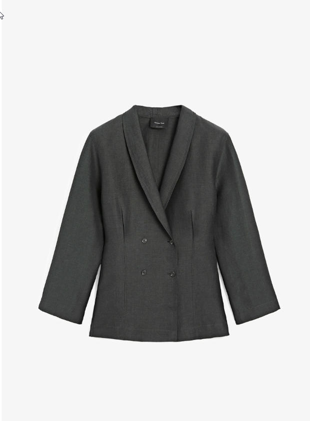 marynarka lniana massimo dutti