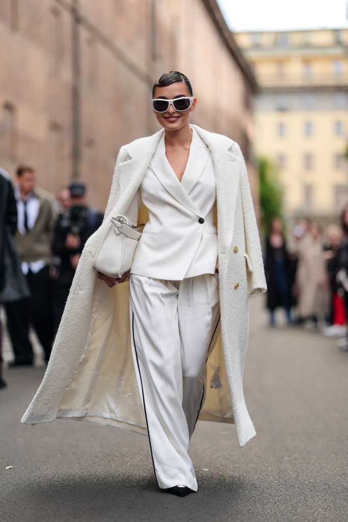 Street Style - Day 2 - Milan Fashion Week - Womenswear Spring/Summer 2025
