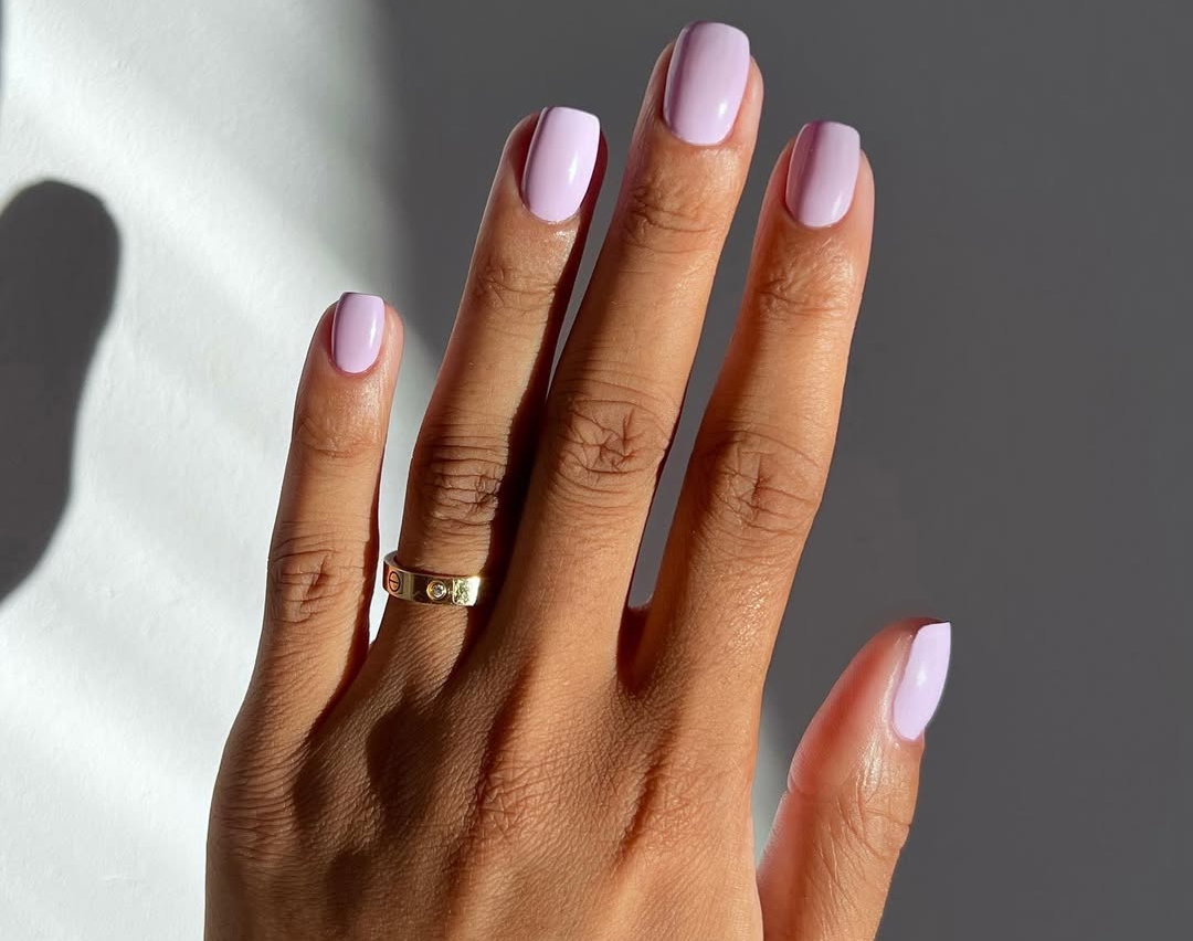 Lavender Milk Nails