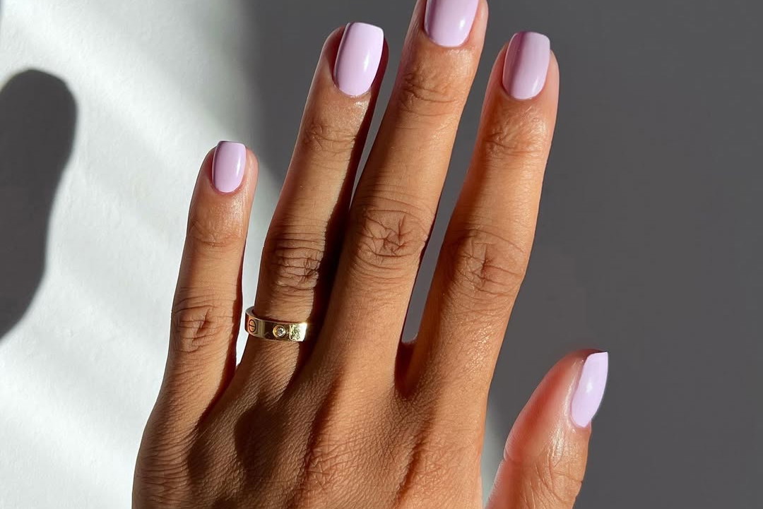 Lavender Milk Nails