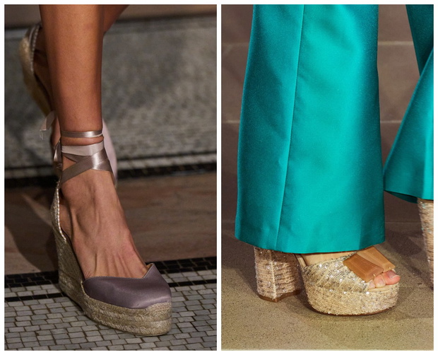 espadryle na koturnie