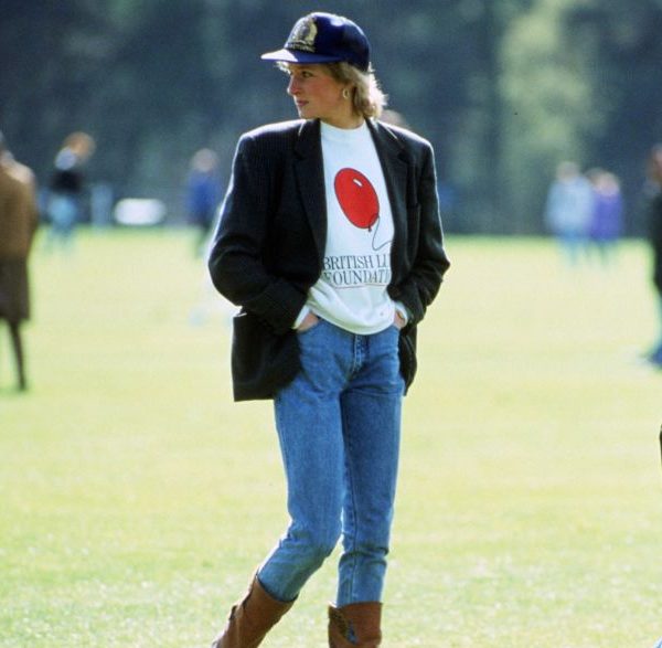 Prince William with his mother Diana, Princess of Wales at G