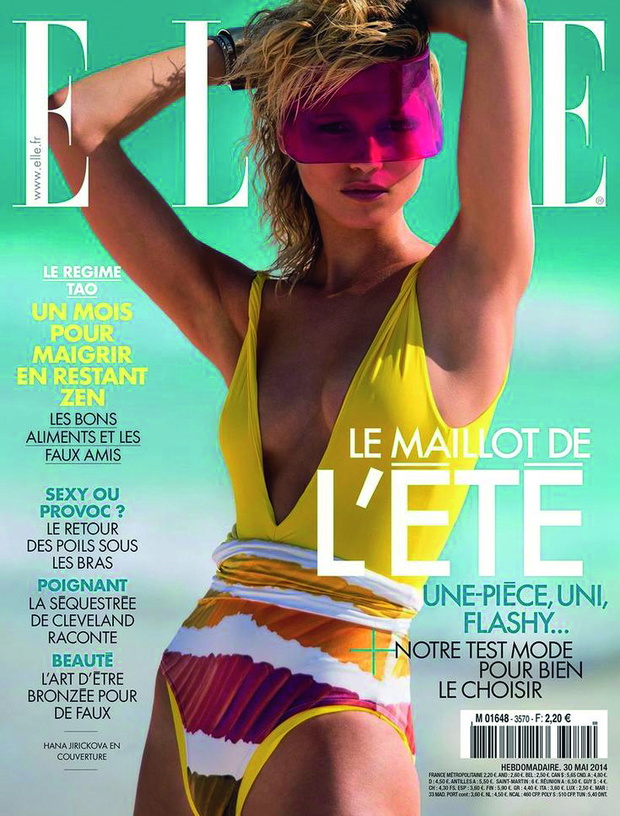 Okładka ELLE Francja 2014