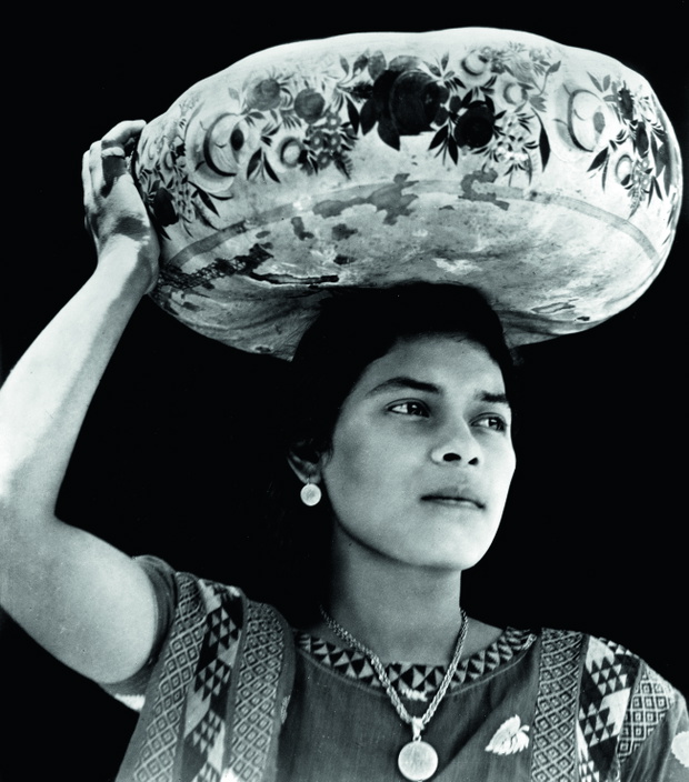 Woman of Tehuantepec by the American photographer, Tina Modotti (b. Assunta Adelaide Luigia Modotti Mondini, 1896-1942), c. 1929