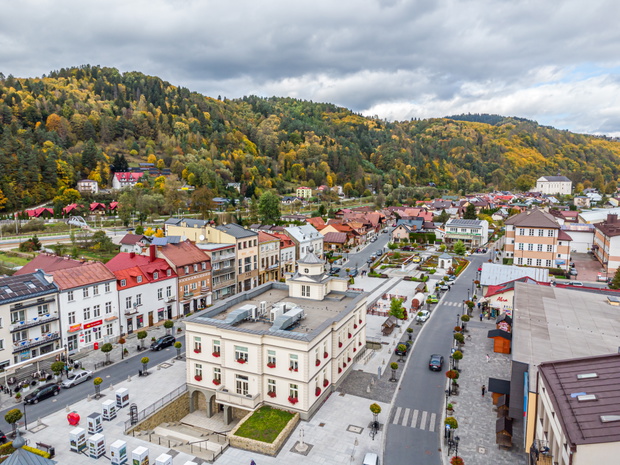 Muszyna, widok na miasto