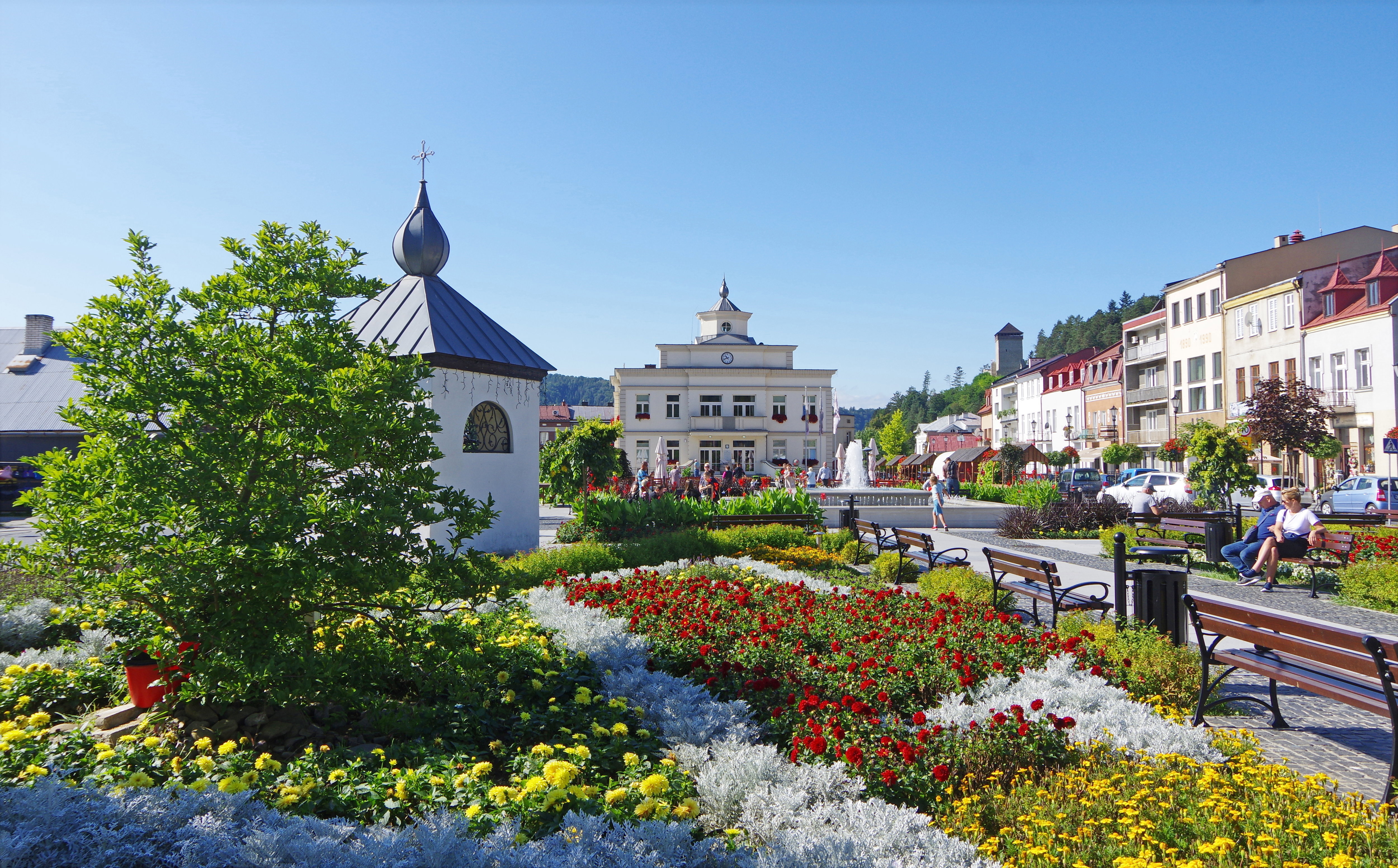 Muszyna - widok na miasto
