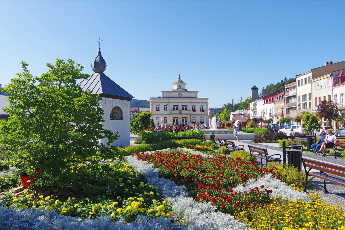 Muszyna - widok na miasto