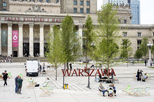 Otwarcie Placu Centralnego w Warszawie