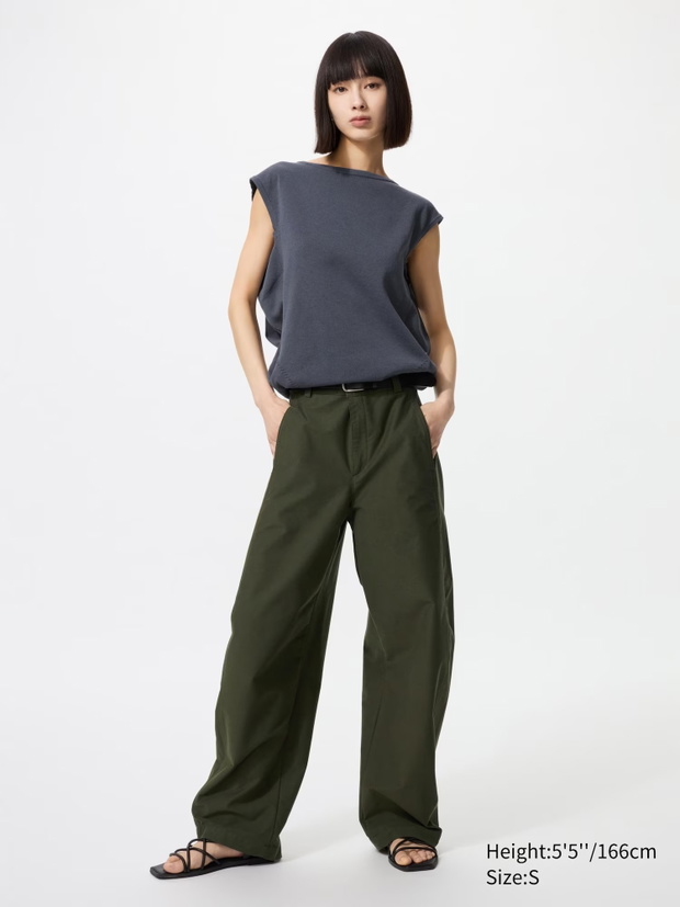 uniqlo barrel leg