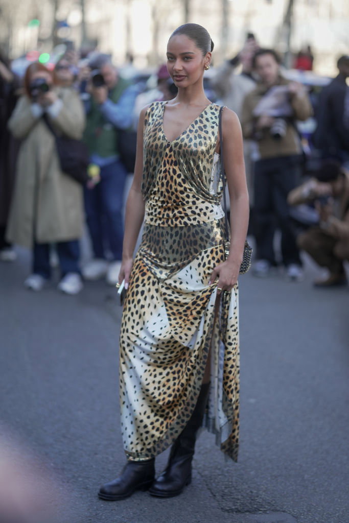 Rabanne: Outside Arrivals - Paris Fashion Week - Womenswear Fall/Winter 2025-2026
