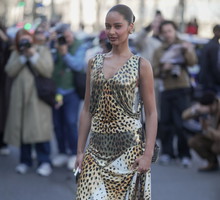 Rabanne: Outside Arrivals - Paris Fashion Week - Womenswear Fall/Winter 2025-2026