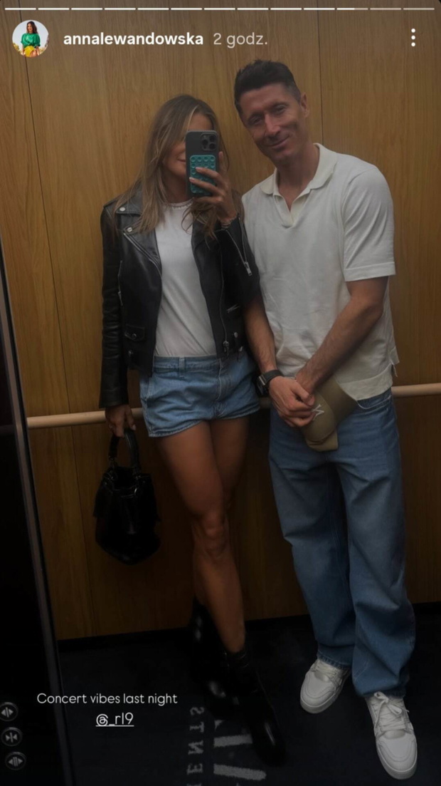 Stylizacja Anny Lewnadowskiej na koncercie Justina Timberlakea