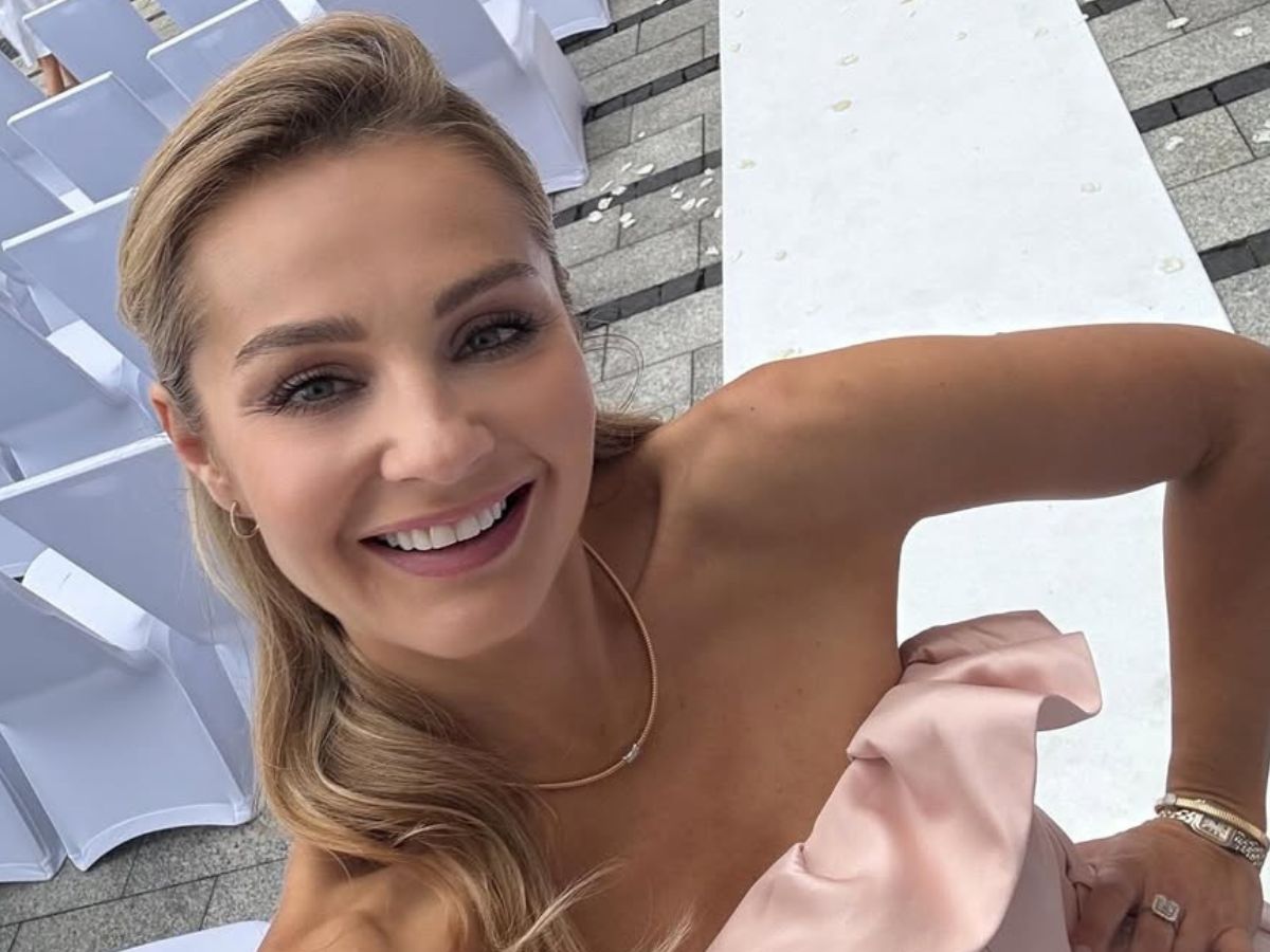 Małgorzata Socha w sukience na wesele