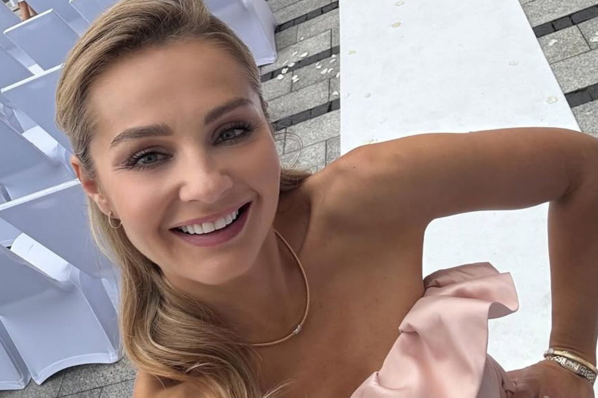 Małgorzata Socha w sukience na wesele