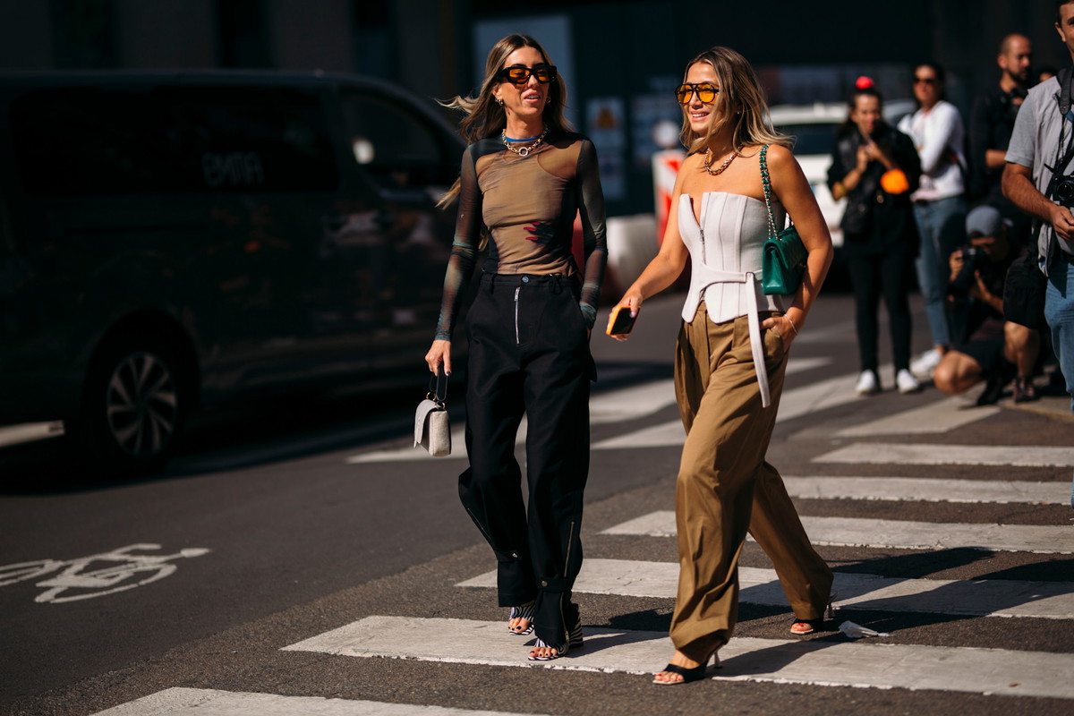 "Espresso trousers" lniane spodnie z Reserved
