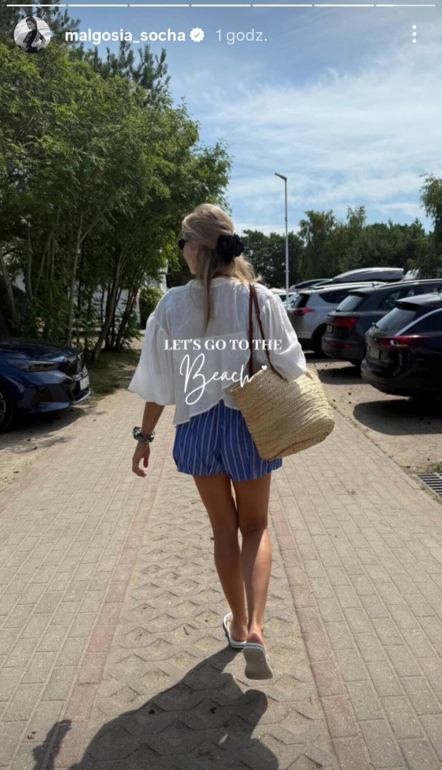 Wakacyjna stylizacja Małgorzaty Sochy
