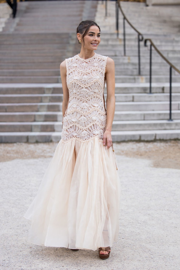 Crochet dress na Paris Fashion Week