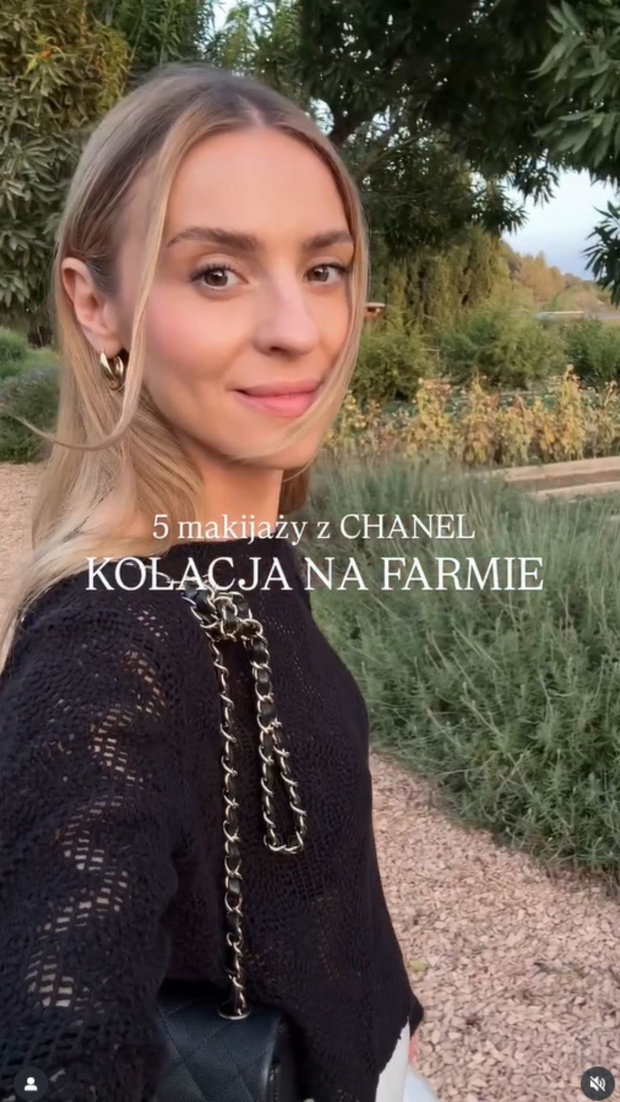 Kasia Tusk w ażurowym swetrze na jesień