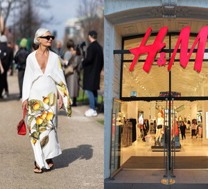 Wiskozowa sukienka ze wzorem „limoni di Amalfi” z H&M