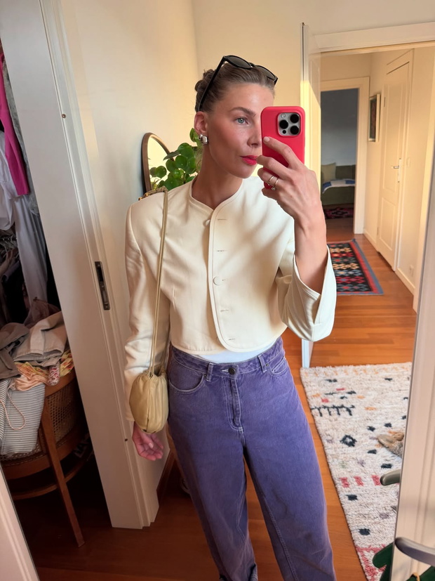 Marta Wierzbicka w jeansach na jesień