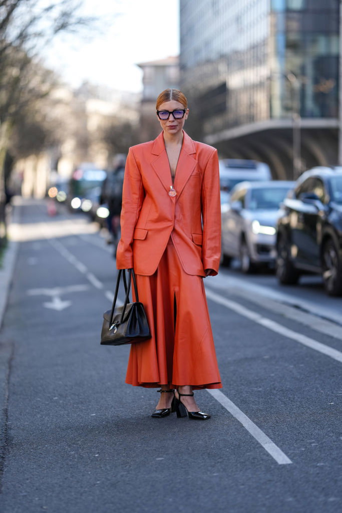 Street Style - Paris Fashion Week - Womenswear Fall/Winter 2025/2026 - Day Six