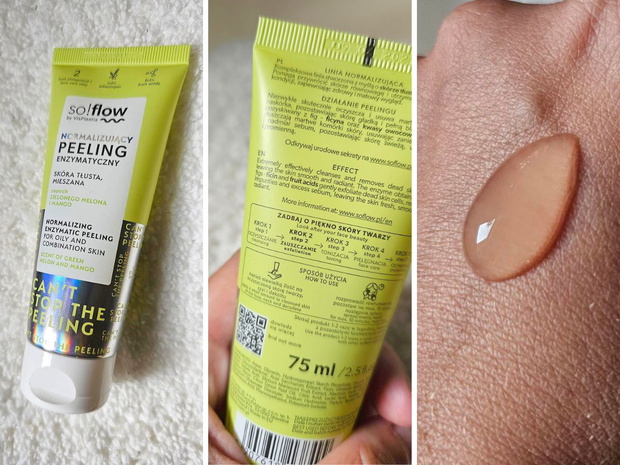 So!flow Normalizujący Peeling Enzymatyczny opis działanie i skład