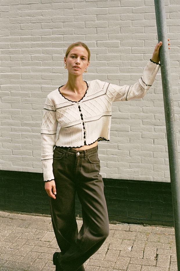 TESSA CARDIGAN OFF WHITE