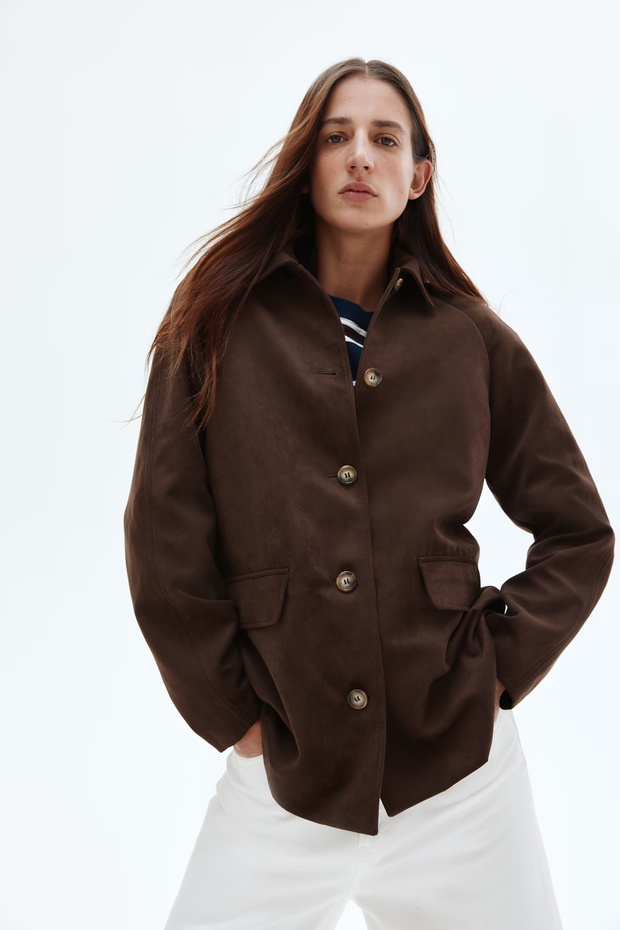 Płaszcz H&amp;M „hazelnut brown” – paryski trend jesieni 2025