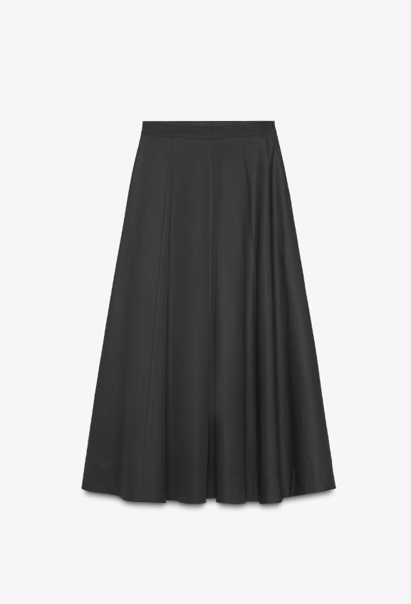 plisowana spódnica midi Zara