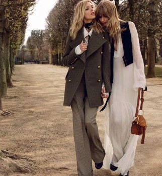 Anja Rubik i Julia Stegner w kampanii Chloé jesień-zima 2015/2016